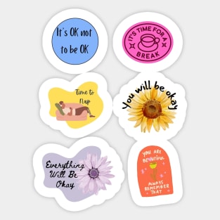 Depression Stickers for Mental Health Sticker